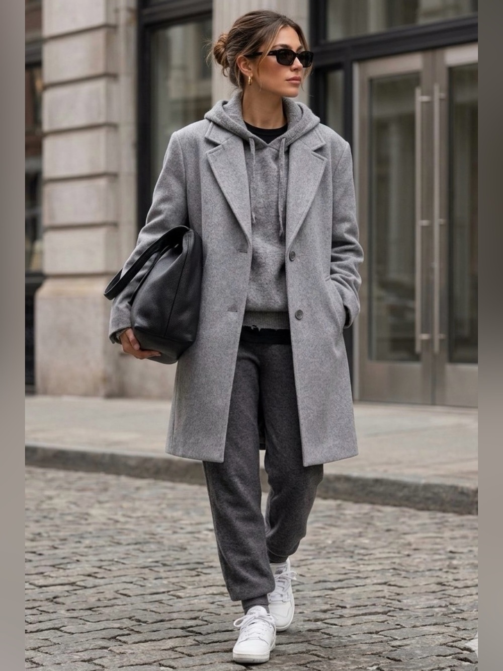 ✨ LIKE NEW ✨ Vince Camuto Grey Wool-Blend Coat